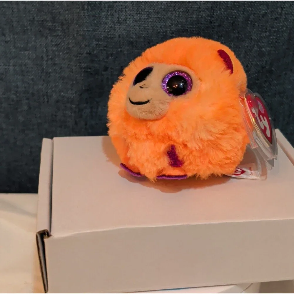 Ty Puffies Coconut The Monkey Plush Toy Orange 3